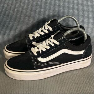 Vans Off The Wall Old Skool Black Low Sneakers Women’s Size 7.5